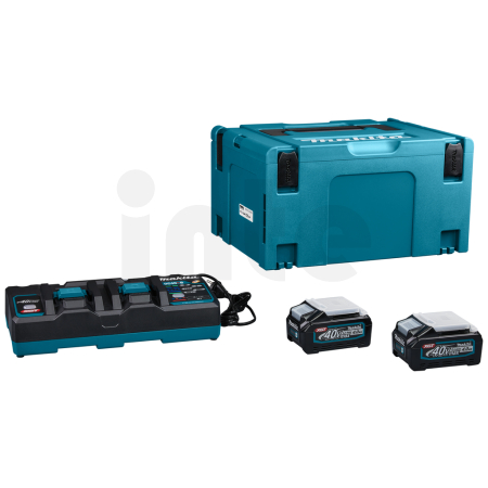 Makita sada Li-ion XGT 40V 2ks BL4040+1ks DC40RB+1ksMakpac 191U00-8