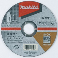 Makita - kotouč řezný nerez 115x1x22.23mm = old P-53001, new E-03034 B-12217