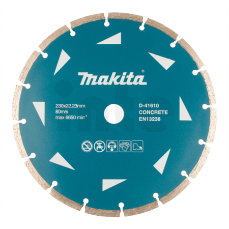 Makita - segmentový diamantový kotouč  230x22,23mm 1KS  /=oldD-41610-10  10KS/ D-41610