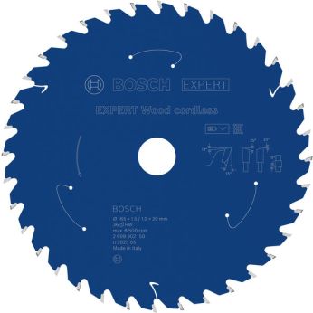 BOSCH Pilový kotouč EXPERT Wood cordless, 165 × 1,5/1 × 20 mm, T36 2608902150