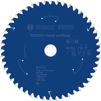 BOSCH Pilový kotouč EXPERT Wood cordless, 165 × 1,5/1 × 20 mm, T48 2608902151