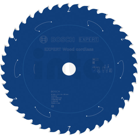 BOSCH Pilový kotouč EXPERT Wood cordless, 305 × 2,2/1,6 × 30 mm, T42 2608902185