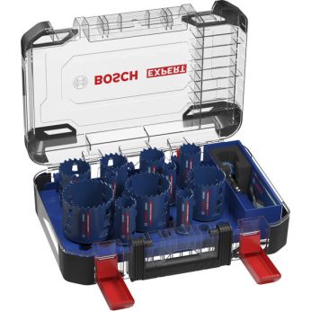 BOSCH Sada děrovek EXPERT Multi Material Power Change Plus, 20; 22; 25; 32; 35; 40; 44; 51; 60; 68; 76 × 60 mm, 14 ks 2608901909