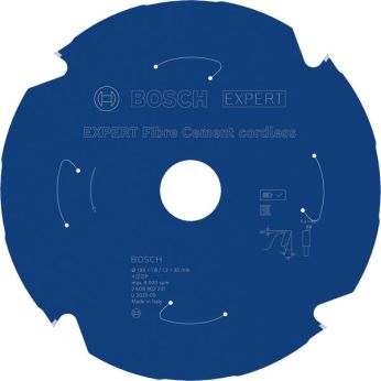 BOSCH Pilový kotouč EXPERT Fibre Cement cordless, 190 × 1,8/1,2 × 30 mm, T4 2608902201