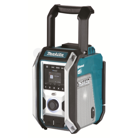 MAKITA Aku rádio DAB, Bluetooth, USB Li-ion CXT 10,8/12V,LXT14,4/18V Z DMR115