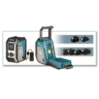 MAKITA Aku rádio DAB, Bluetooth, USB Li-ion CXT 10,8/12V,LXT14,4/18V Z DMR115