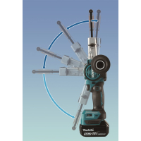 Makita - Aku pásový pilník 533x9mm, Li-ion LXT 18V, bez aku    Z DBS180Z