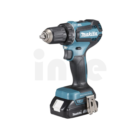 MAKITA Aku bezuhlíkový šroubovák Li-ion LXT 18V/2,0 Ah,Makpac DDF485RAJ