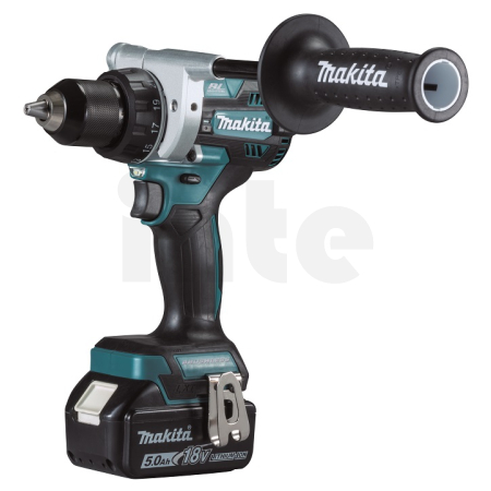 MAKITA Aku bezuhlíkový šroubovák Li-ion LXT 18V 5,0 Ah,Makpac DDF486RTJ