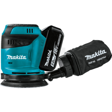 Makita - Aku excentrická bruska Li-ion LXT 18V/5,0Ah,Makpac DBO180RTJ