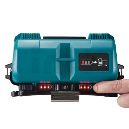 Makita - adaptér napájecí Li-ion LXT 2x18V BAP182 na opasek pro napájení 1x18/2x18V strojů 197580-6