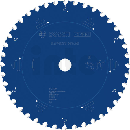 BOSCH Pilový kotouč EXPERT Wood, 254 × 2,6/1,8 × 25,4 mm, T40 2608902241