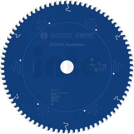 BOSCH Pilový kotouč EXPERT Aluminium pro okružní pilu, 254 × 2,4/1,8 × 25,4 mm, T80 2608902243