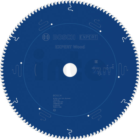 BOSCH Pilový kotouč EXPERT Wood, 254 × 2,6/1,8 × 25,4 mm, T120 2608902244