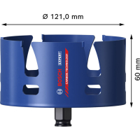 BOSCH Děrovka EXPERT Construction Material Power Change Plus, 121 × 60 mm 2608901945