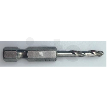 Makita - nýtovací vrták do kovu HSS šestihran 1/4" 3,3 x 50mm, 10 ks bal B-56437