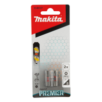 Makita - torzní  bit řady Impact Premier (C-form),PH2-25mm,2ks E-03137