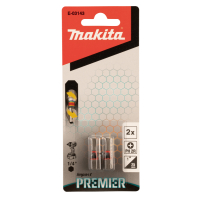 Makita - torzní  bit řady Impact Premier (C-form),PH2(slim)-25mm,2ks E-03143