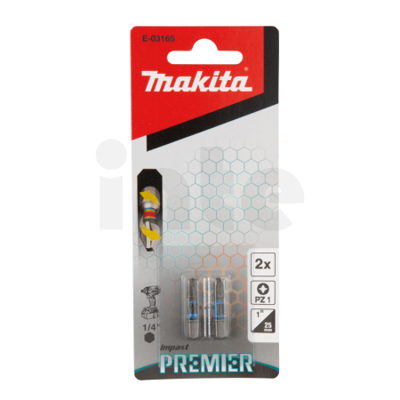 Makita - torzní  bit řady Impact Premier (C-form),PZ1-25mm,2ks E-03165