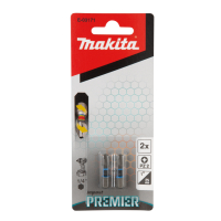 Makita - torzní  bit řady Impact Premier (C-form),PZ2-25mm,2ks E-03171