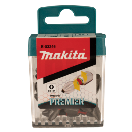 Makita - torzní  bit řady Impact Premier (C-form),PH2-25mm, sada 15ks E-03246