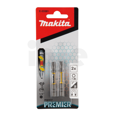 Makita - torzní  bit řady Impact Premier (E-form),T30-50mm,2ks E-03361
