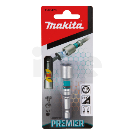 Makita - torzní ořech řady Impact Premier, H10-65mm,1pc magnetický E-03470