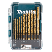 Makita - sada vrtáků HSS-TiN Ekonomická do kovu 13ks D-72855