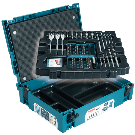 Makita - sada vrtáků a bitů 66ks, Makpac B-43044