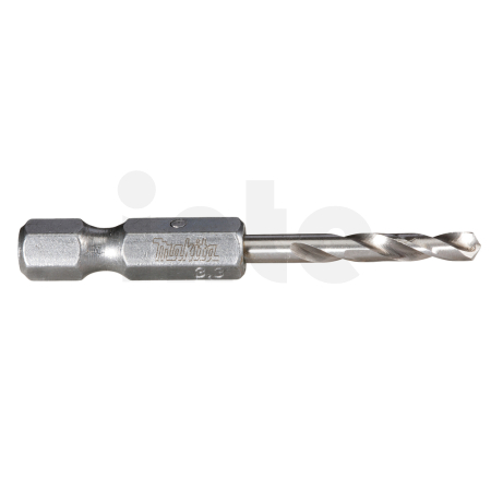 Makita - nýtovací vrták do kovu HSS šestihran 1/4" 3,3 x 50mm, 10 ks bal B-56437