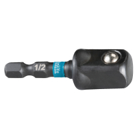 Makita - torzní adaptér 1/4" Impact Black, čtyřhran 1/2", 50mm B-66874