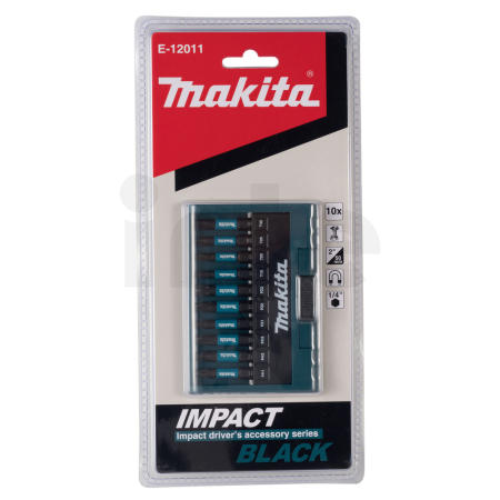 Makita - sada torzních bitů 1/4" IMPACT BLACK, 10 ks E-12011