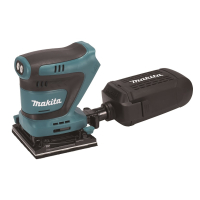 Makita - Aku vibrační bruska Li-ion LXT 18V,bez aku   Z DBO480Z