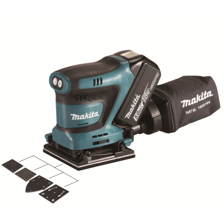 Makita - Aku vibrační bruska Li-ion LXT 18V,bez aku   Z DBO480Z