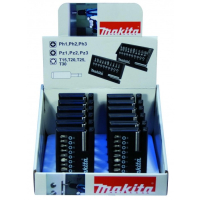 Makita - sada bitů 1/4" 11 ks v plastové krabičce, 12 bal D-30651-12