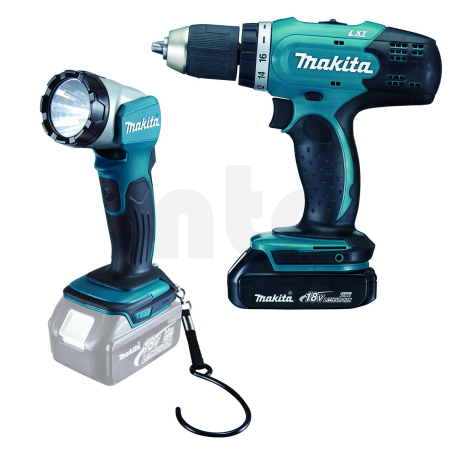 Makita - Aku vrtací šroubovák se svítilnou Li-ion LXT 18V/1,5Ah DDF453SYEL