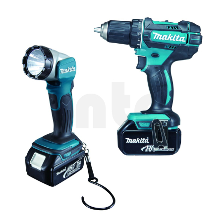 Makita - Aku vrtací šroubovák se svítilnou 3x Li-ion LXT 18V/3,0 Ah,Makpac DDF482RFJ1