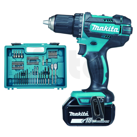 Makita - Aku vrtací šroubovák s příslušenstvím Li-ion LXT 18V/3,0 Ah DDF482RFX1