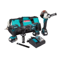 Makita - Aku sada DGA504+DHR241+DDF482 Li-ion LXT 18V/5,0Ah DLX3078TX1