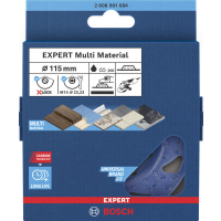 BOSCH Karbidový hrncový kotouč EXPERT Multi Material, hrubý, plochý, X-LOCK, 115 mm, 22,23 mm 2608901684