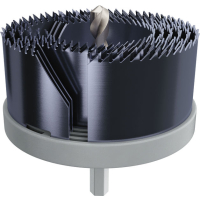 BOSCH Sada děrovek s adaptérem na dřevo a sádrokarton, 46; 53; 60; 67; 74; 81 × 31 mm 2608594506