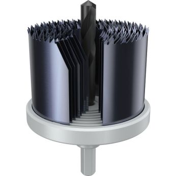 BOSCH Sada děrovek s adaptérem na dřevo a sádrokarton, 26; 32; 39; 45; 51; 58; 64 × 44 mm 2608594508