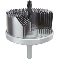 BOSCH Sada děrovek s adaptérem na dřevo a sádrokarton, 25; 32; 38; 44; 51; 57; 63; 68 × 28 mm 2608594509