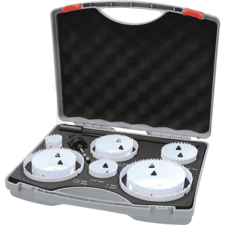 BOSCH Sada děrovek se závitem Multi Material, 35; 54; 70; 76; 83; 95; 102; 114; 127 × 40 mm 2608594615