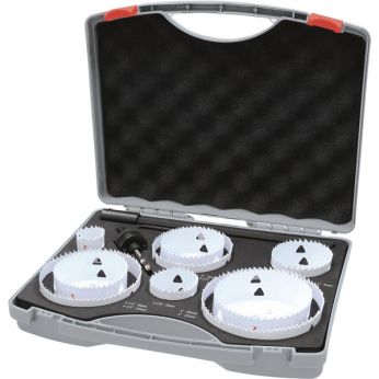 BOSCH Sada děrovek se závitem Multi Material, 35; 54; 70; 76; 83; 95; 102; 114; 127 × 40 mm 2608594615