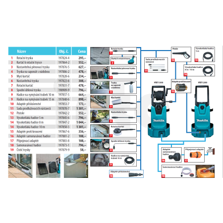 Makita - Vysokotlaká myčka 130bar,1800W HW1300