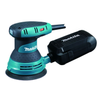 Makita - Excentrická bruska s regulací 125mm,300W BO5031