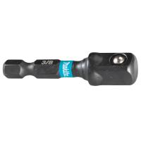 Makita - torzní adaptér 1/4" IMPACT BLACK, čtyřhran 3/8", 50mm B-66868