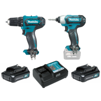 Makita - Aku sada DF333DZ+TD110DZ+2xaku+kufr Li-ion CXT 12V CLX224X