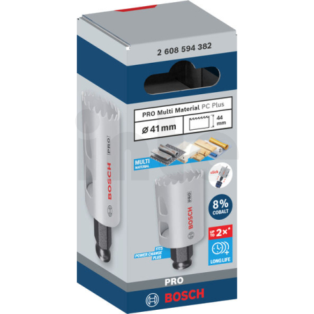 BOSCH Děrovka PRO Multi Material PC Plus, 41 mm 2608594382